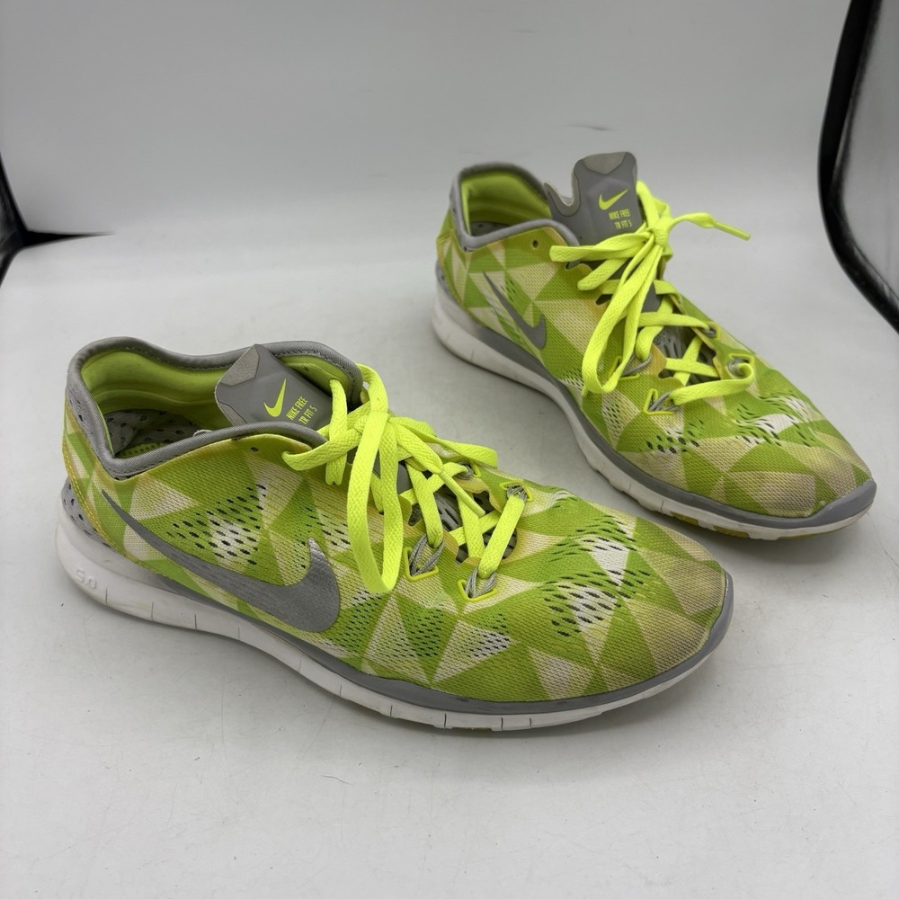 Nike Shoes Womens Size 8 Free 5.0 TR FIT 5 Athletic Run Walk Green Sneakers